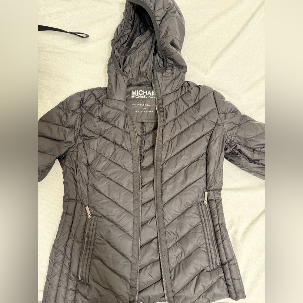 Michael Kors Charcoal Ski & Snow Jacket